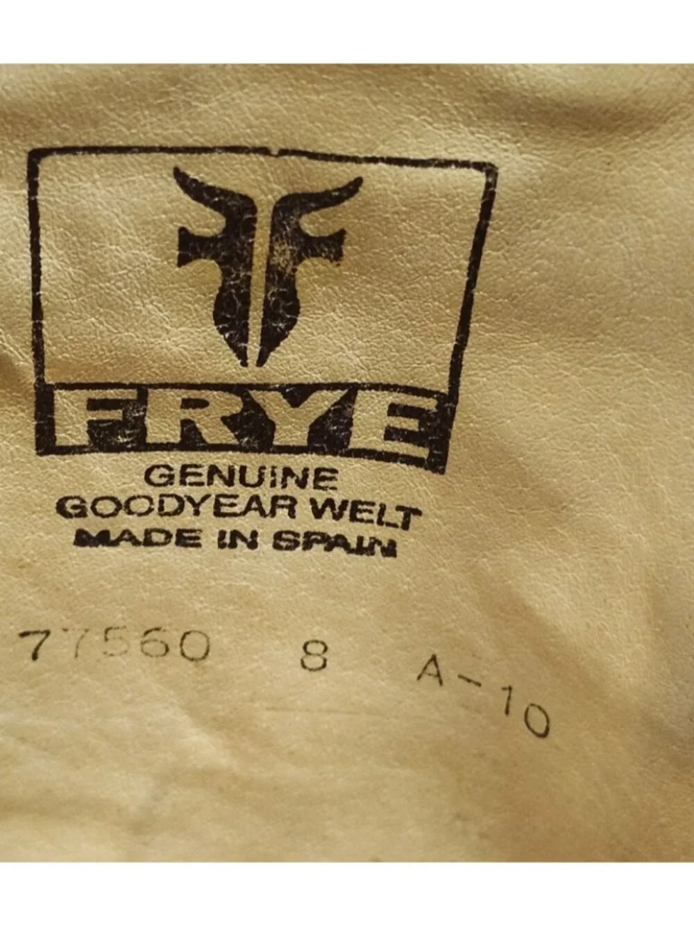 FRYE Black Leather Tall Riding Boots Size 8 Made in Spain Goodyear Welt Buckle